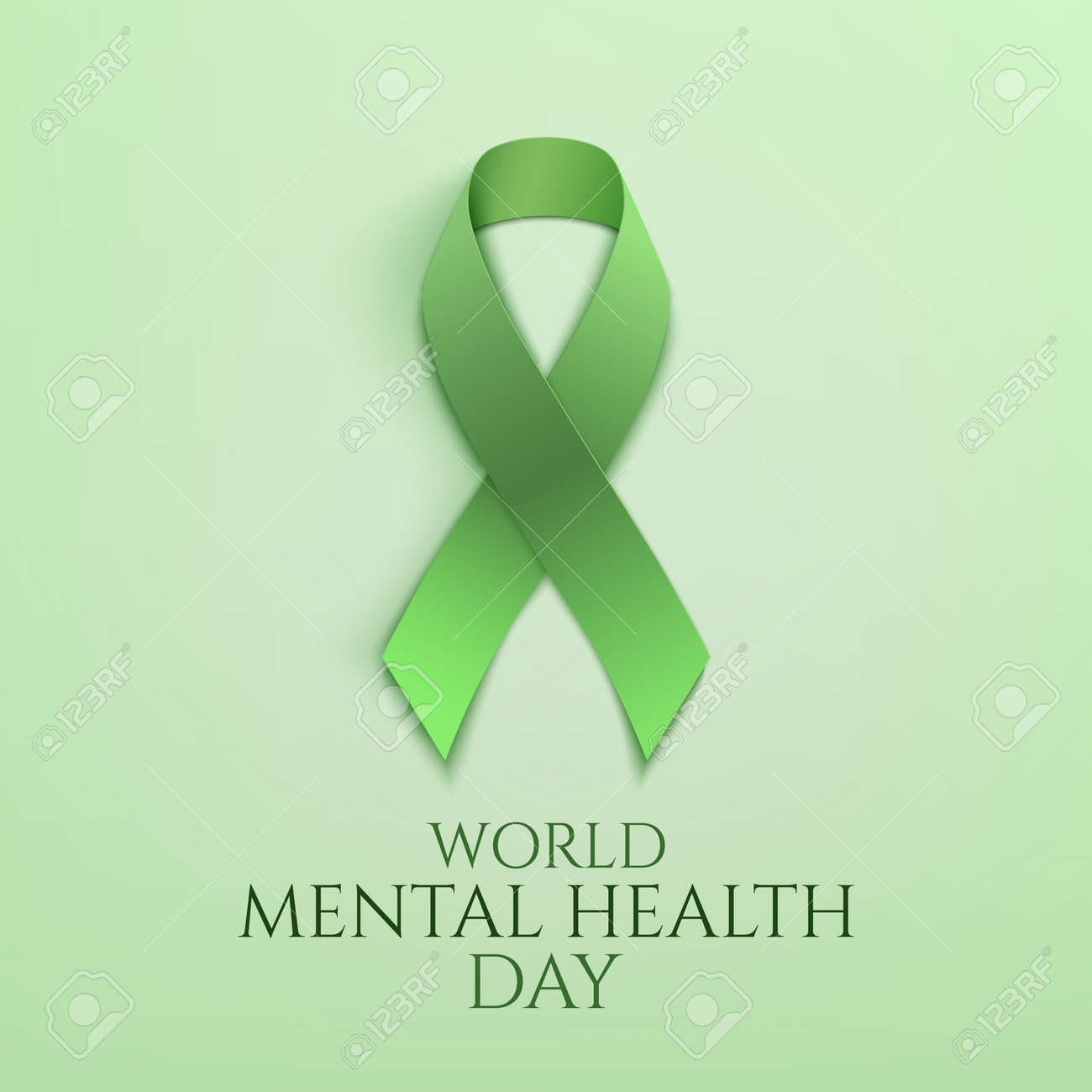 World mental health day background. - 85279194 World mental health day background. - 85279194