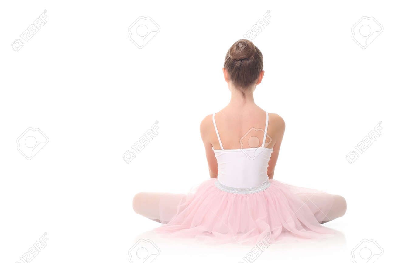 素敵な女の子がバレリーナに扮した の写真素材 画像素材 Image