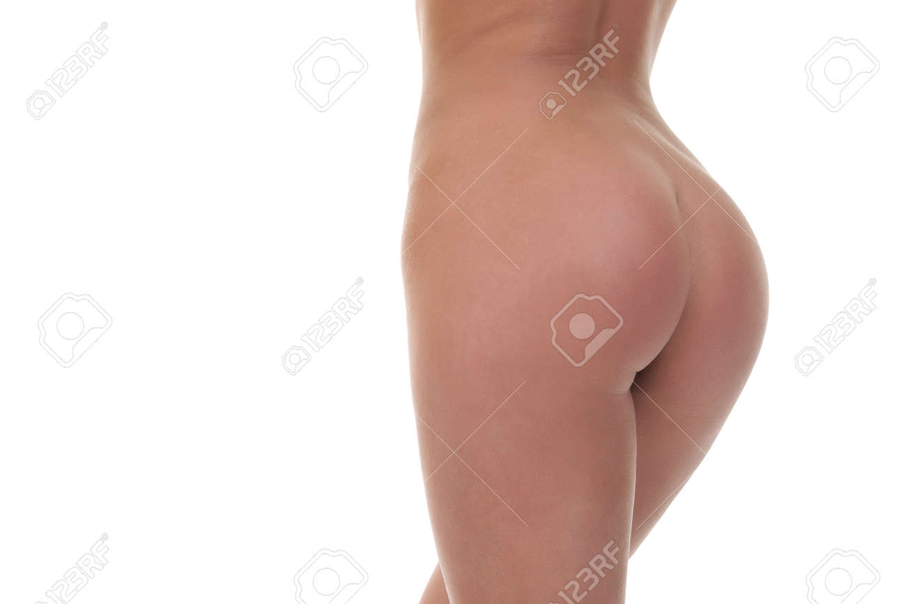 Naked white butt