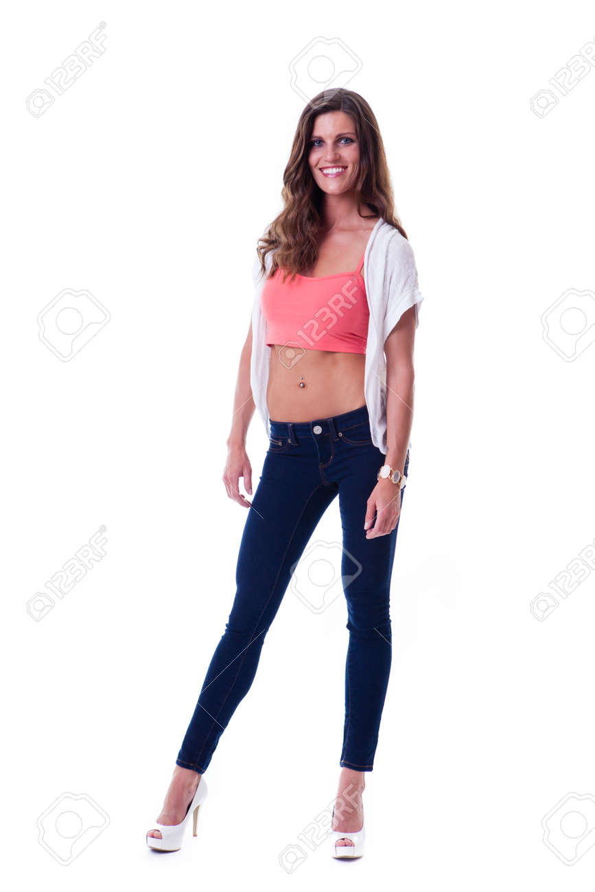 beautiful jeans and top