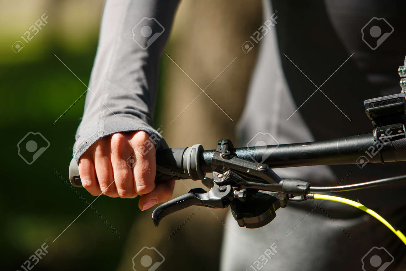 hands on bike