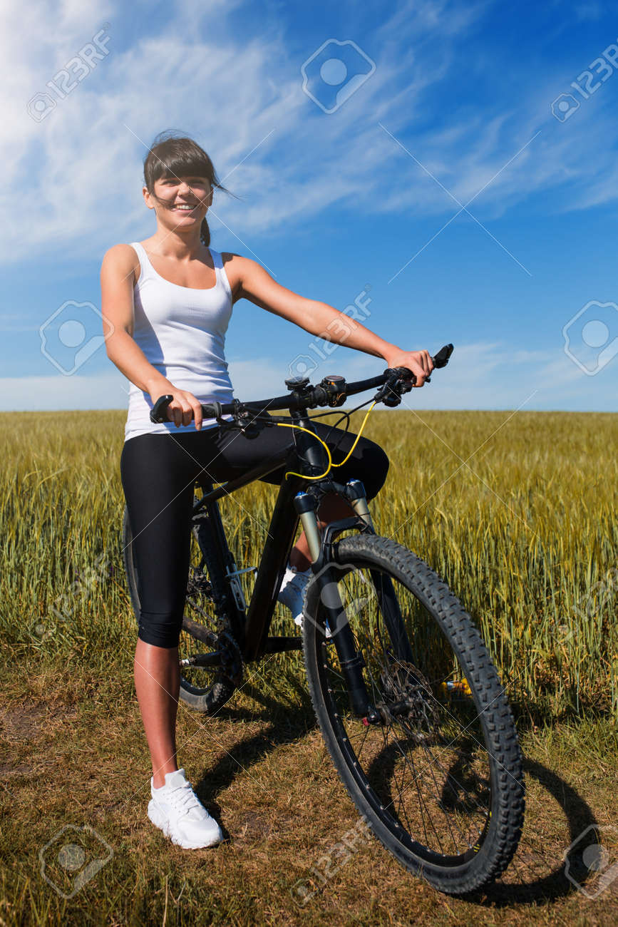 girls mountain biking
