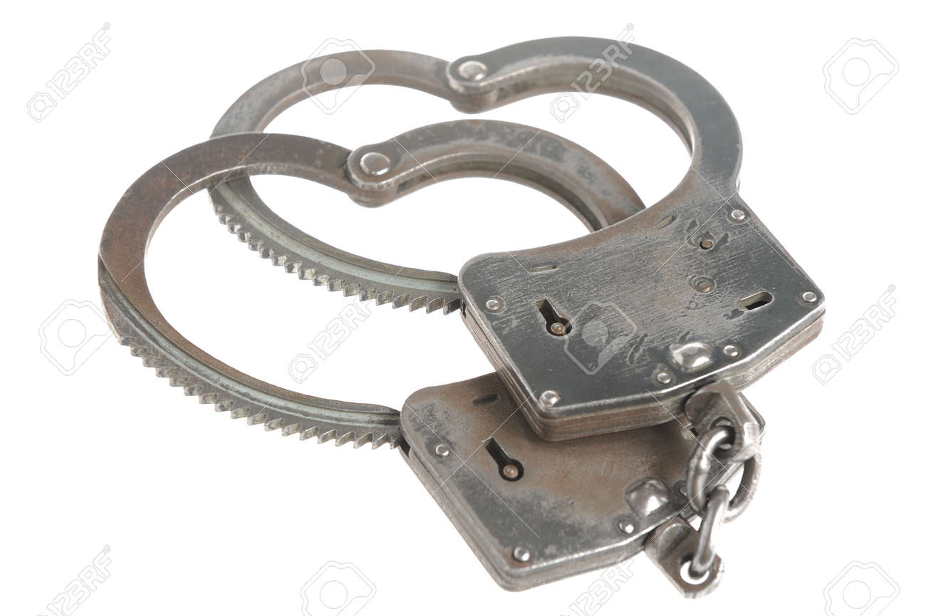 手錠のハート型の分離 の写真素材 画像素材 Image