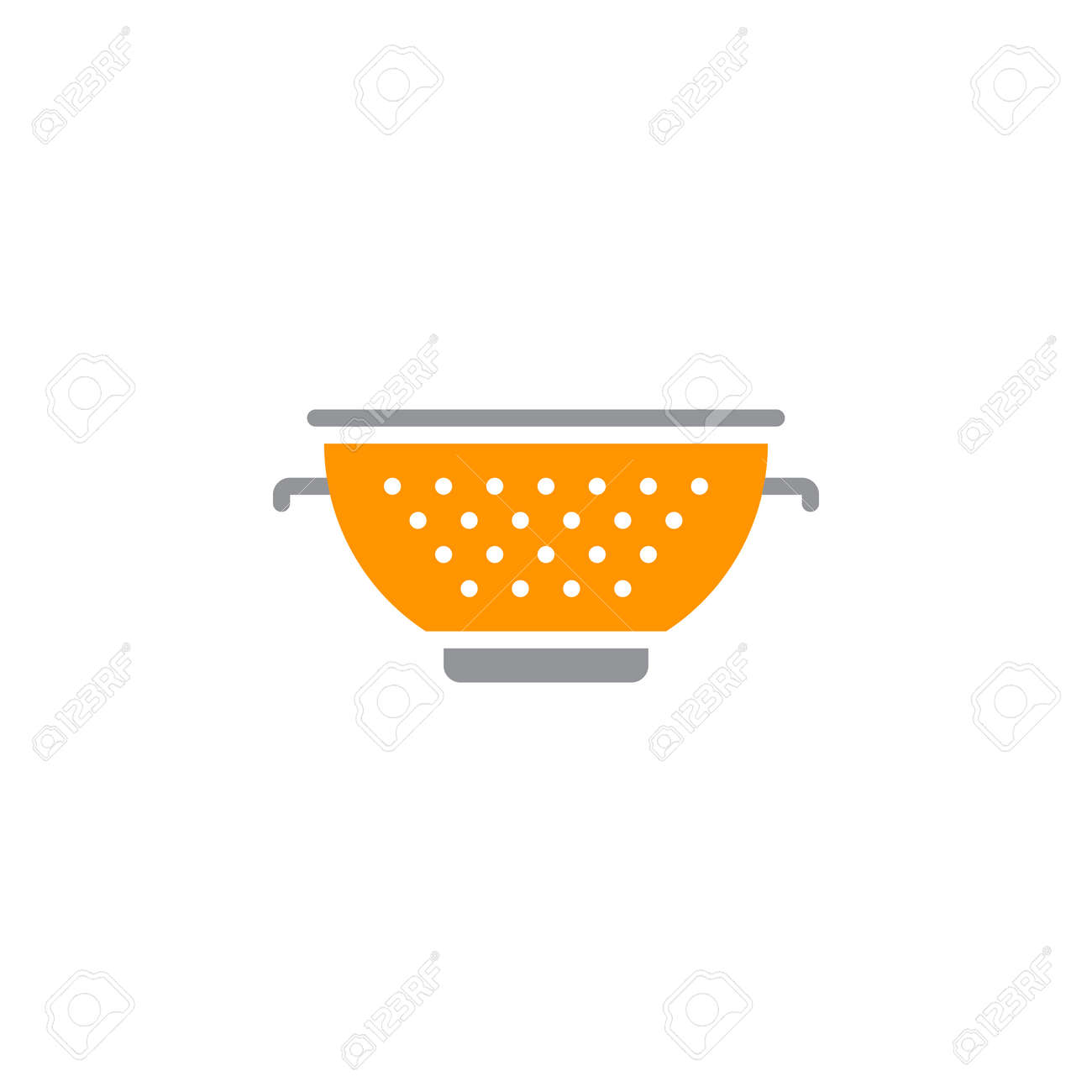 ザルのアイコン ベクトル パスタ ストレーナー固体フラット サイン ホワイト ロゴの図に分離されたカラフルな絵文字のイラスト素材 ベクタ Image ザルのアイコン ベクトル パスタ ストレーナー固体フラット サイン ホワイト ロゴの図に分離されたカラフルな絵文字のイラスト素材 ベクタ Image