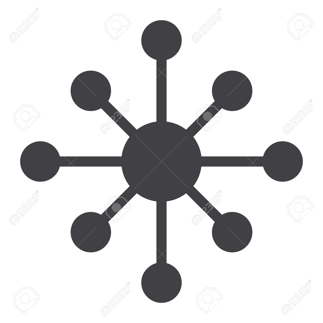 Hub And Spoke Icon Royalty Free Cliparts Vectors And Stock Illustration Image