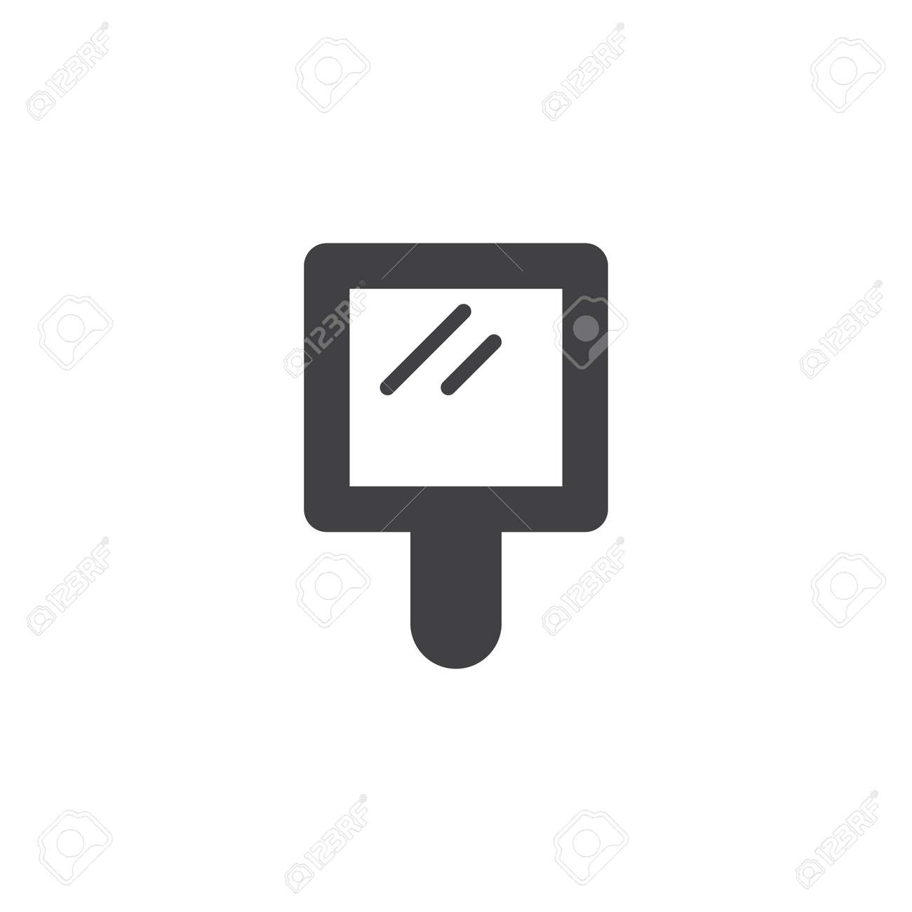 handle mirror vector icon