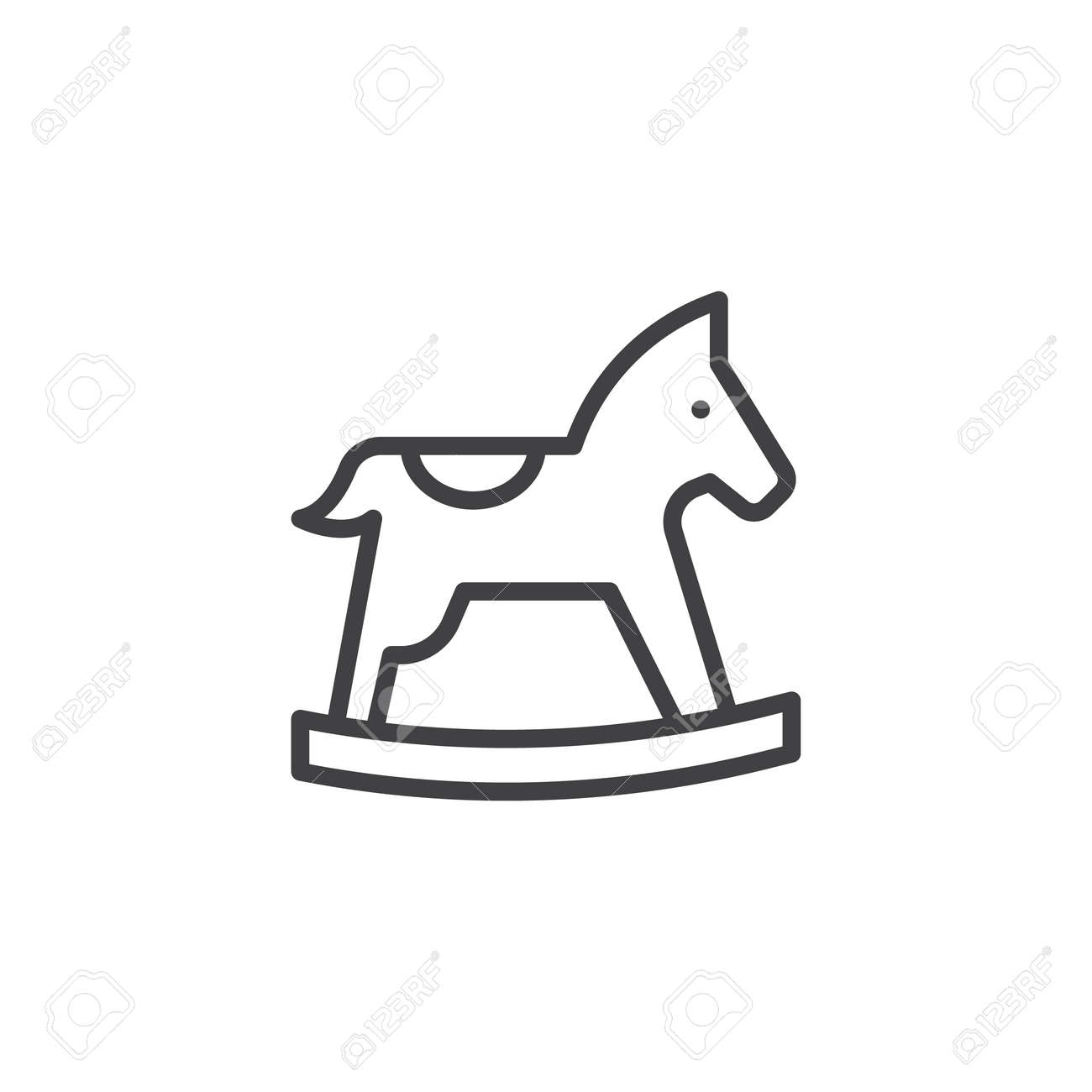 simple rocking horse