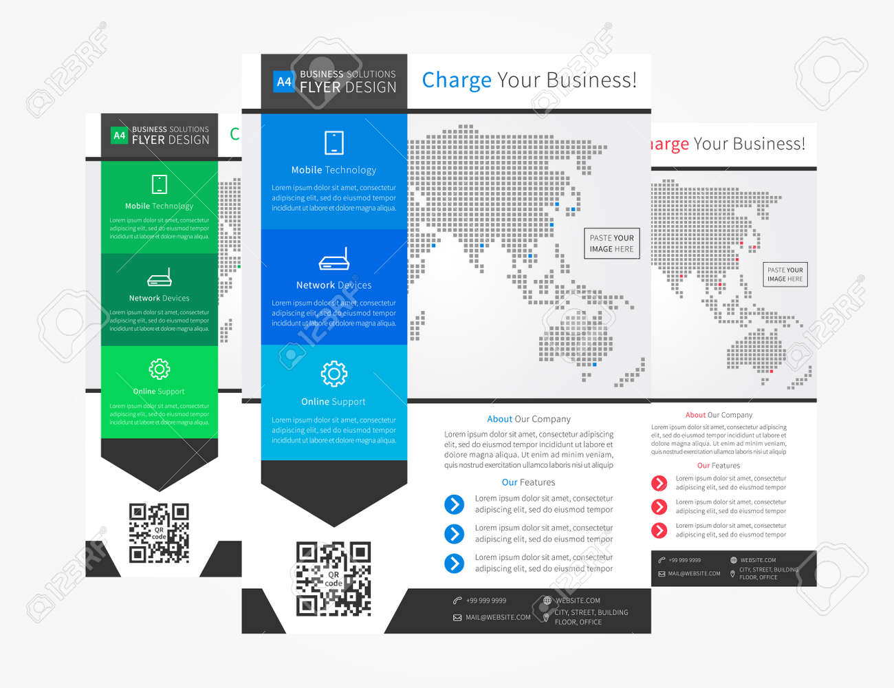 simple leaflet (poster) template. corporate advertising graphic simple leaflet (poster) template. corporate advertising graphic, Graphic Presentation Poster Template, Presentation templates