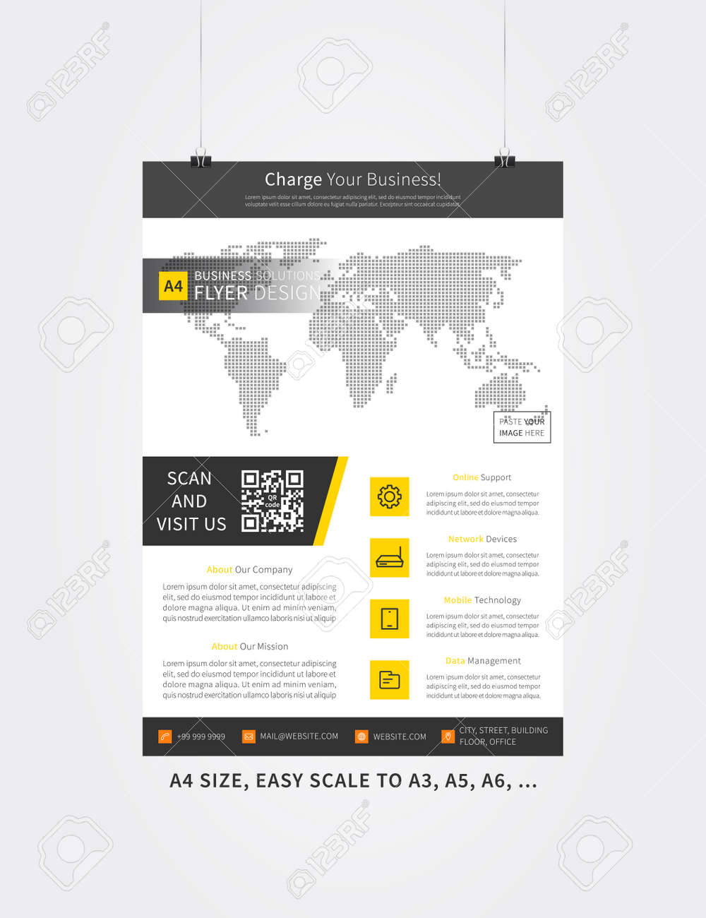 ポスター レイアウトのベクター イラストです チラシ テンプレート広告デザイン 印刷する準備ができてレイアウト創造的な概念 サイズのチラシします 広告バナーのページです のイラスト素材 ベクタ Image