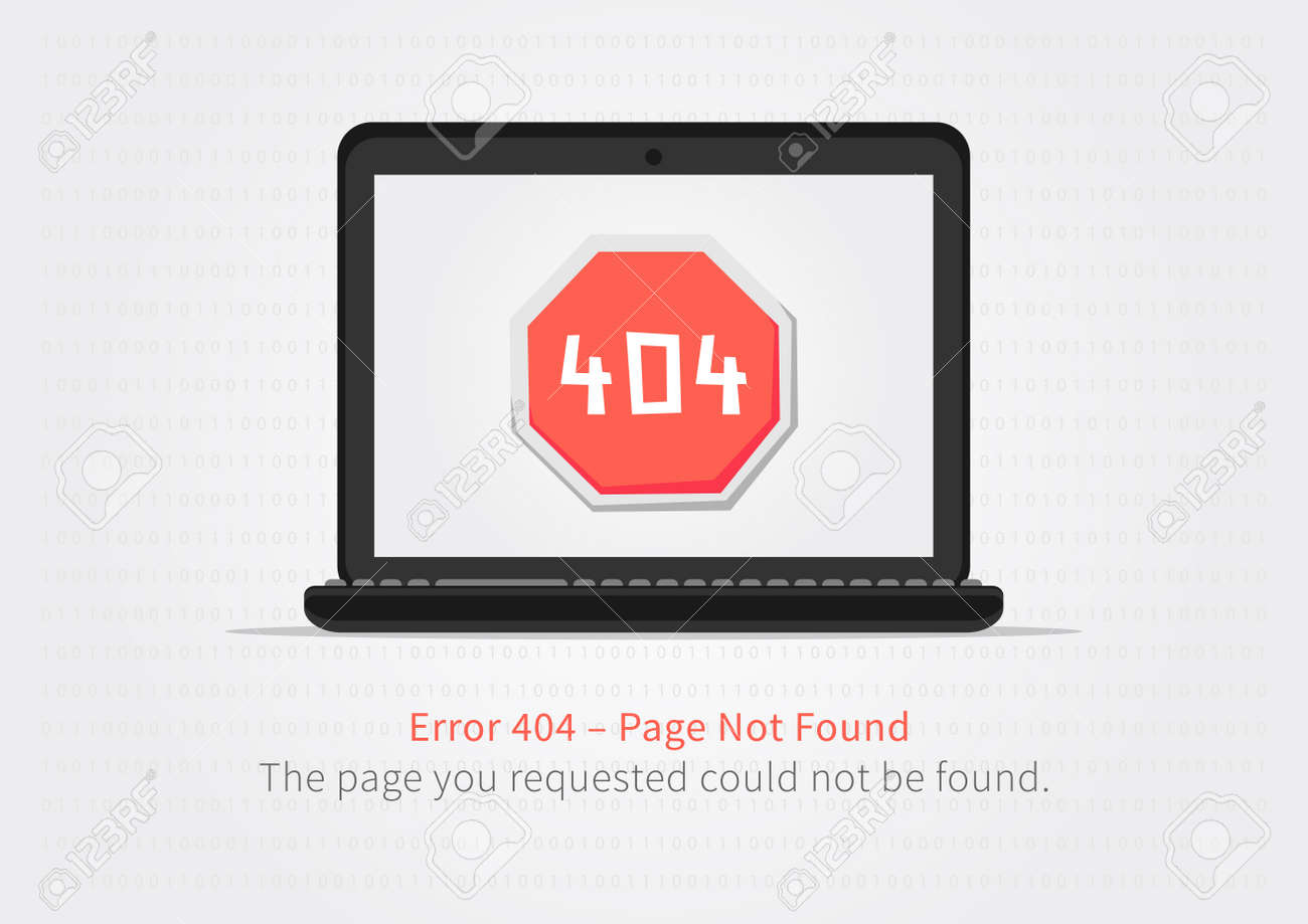 error 404 page layout vector design website 404 page creative creative page layout