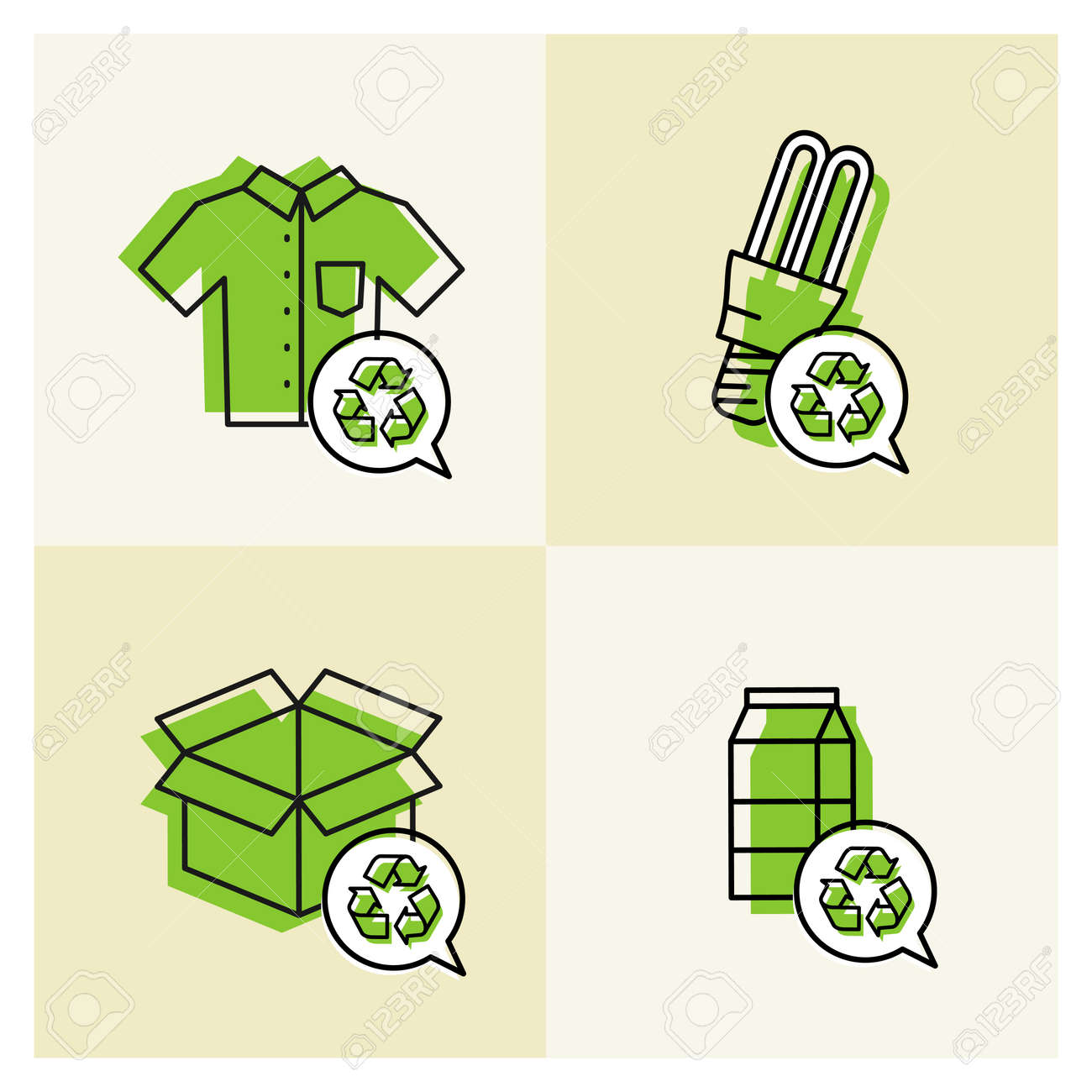 Energy saving signs and labels