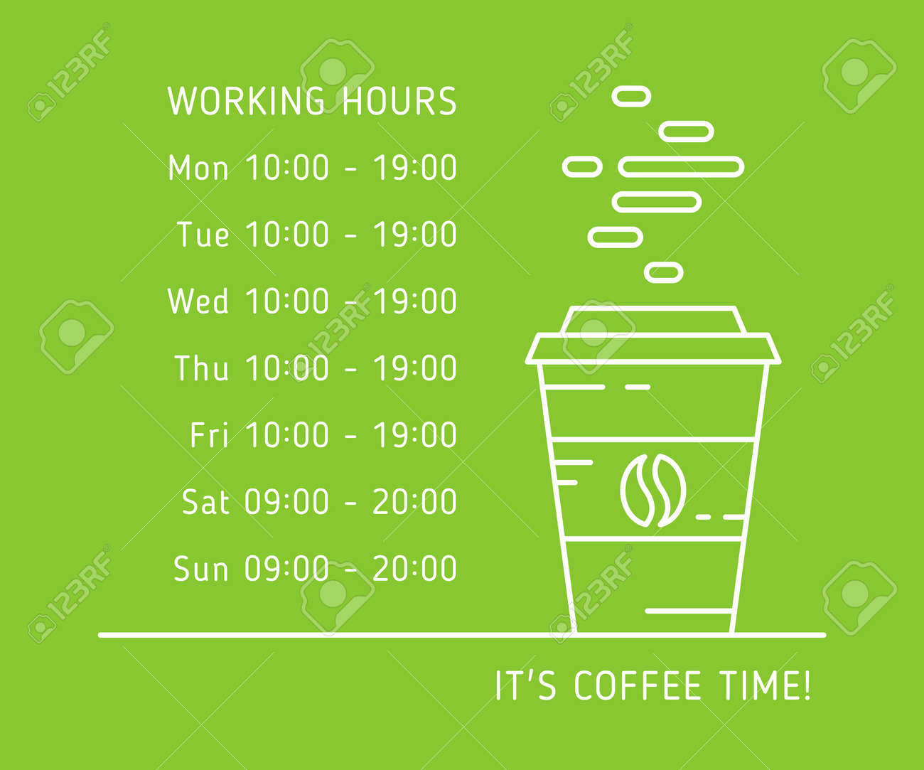 hours of operation template