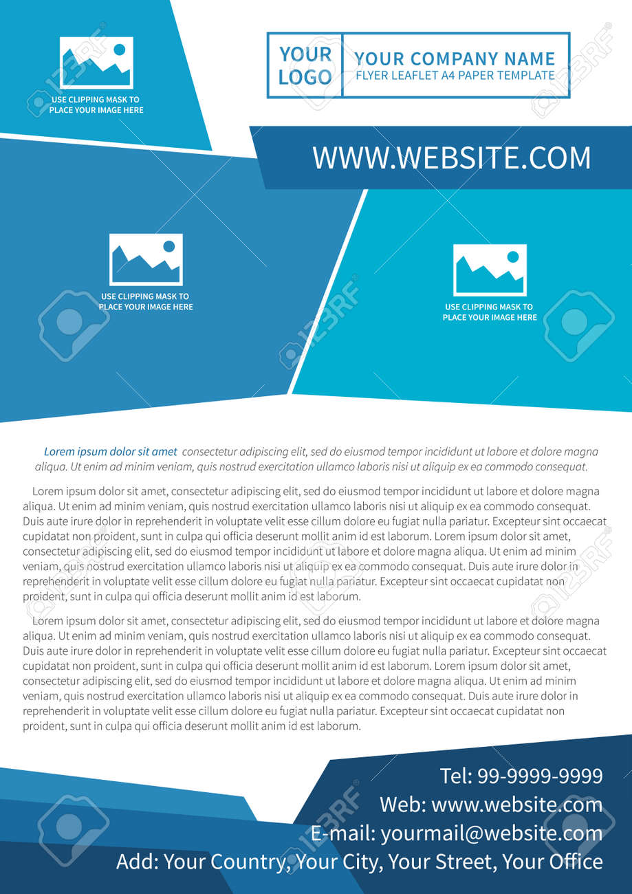 vector flyer poster leaflet annual report design template