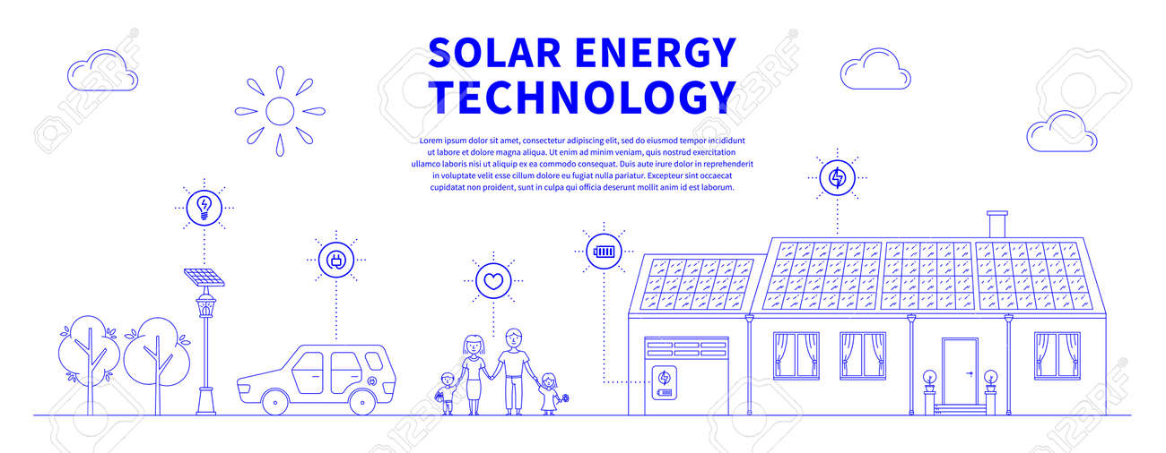Solar Battery System >> Solar Battery System Vector Illustration Ecology Power Source Solar Battery System >> Solar Battery System Vector Illustration Ecology Power Source