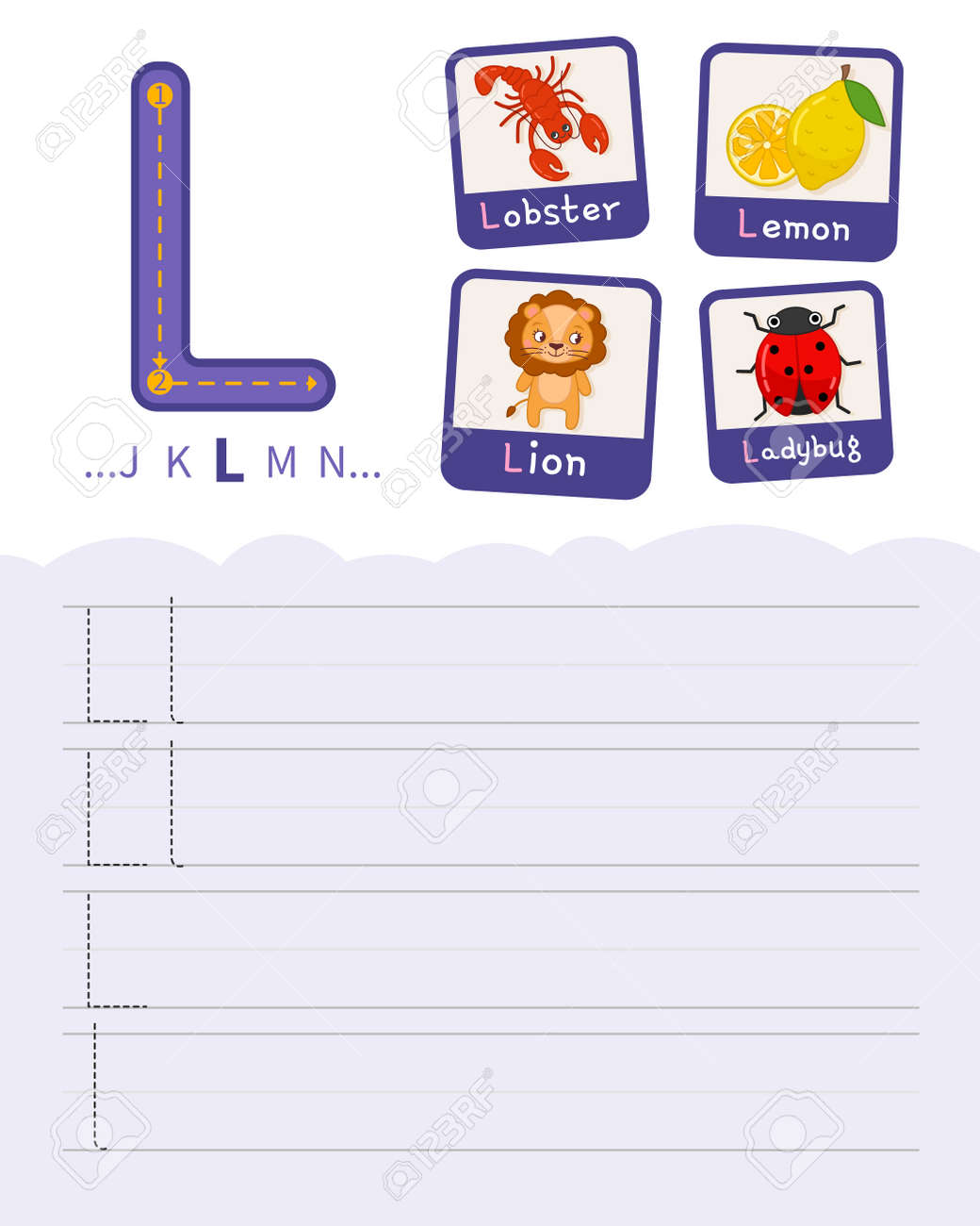 handwriting practice sheet basic writing educational game for letters handwriting practice