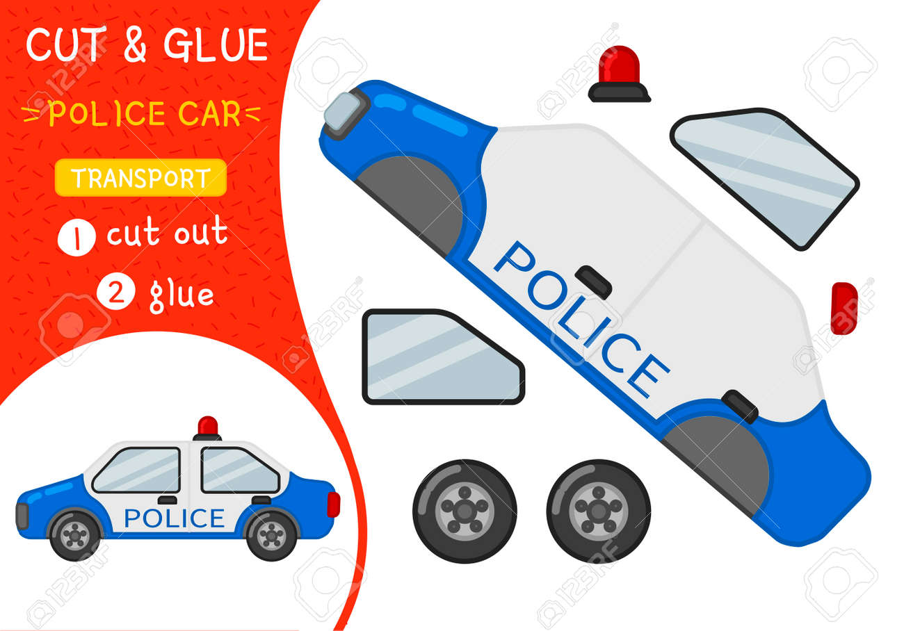 kids play police car