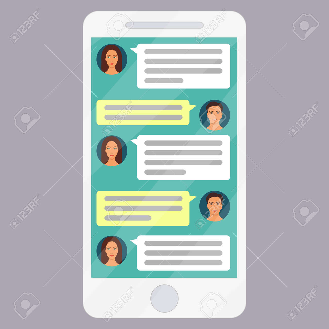 Men chat