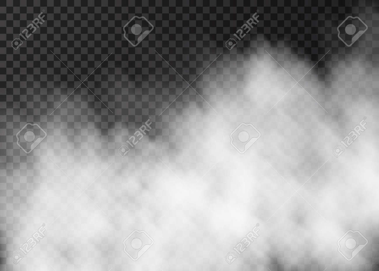 White smoke isolated on transparent background. Steam special effect. Realistic vector fire fog or mist texture. - 120490638 White smoke isolated on transparent background. Steam special effect. Realistic vector fire fog or mist texture. - 120490638