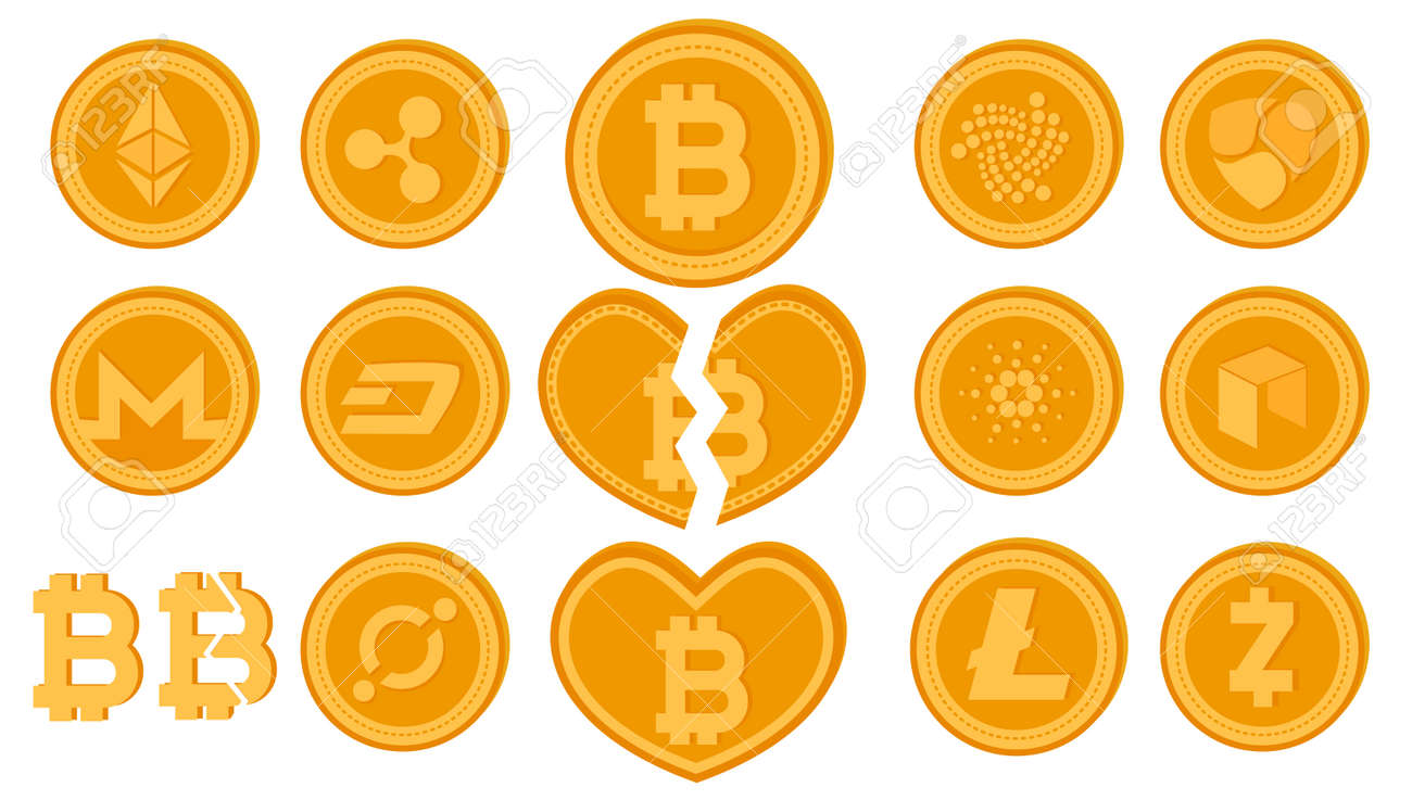 how is cryptocurrency divided