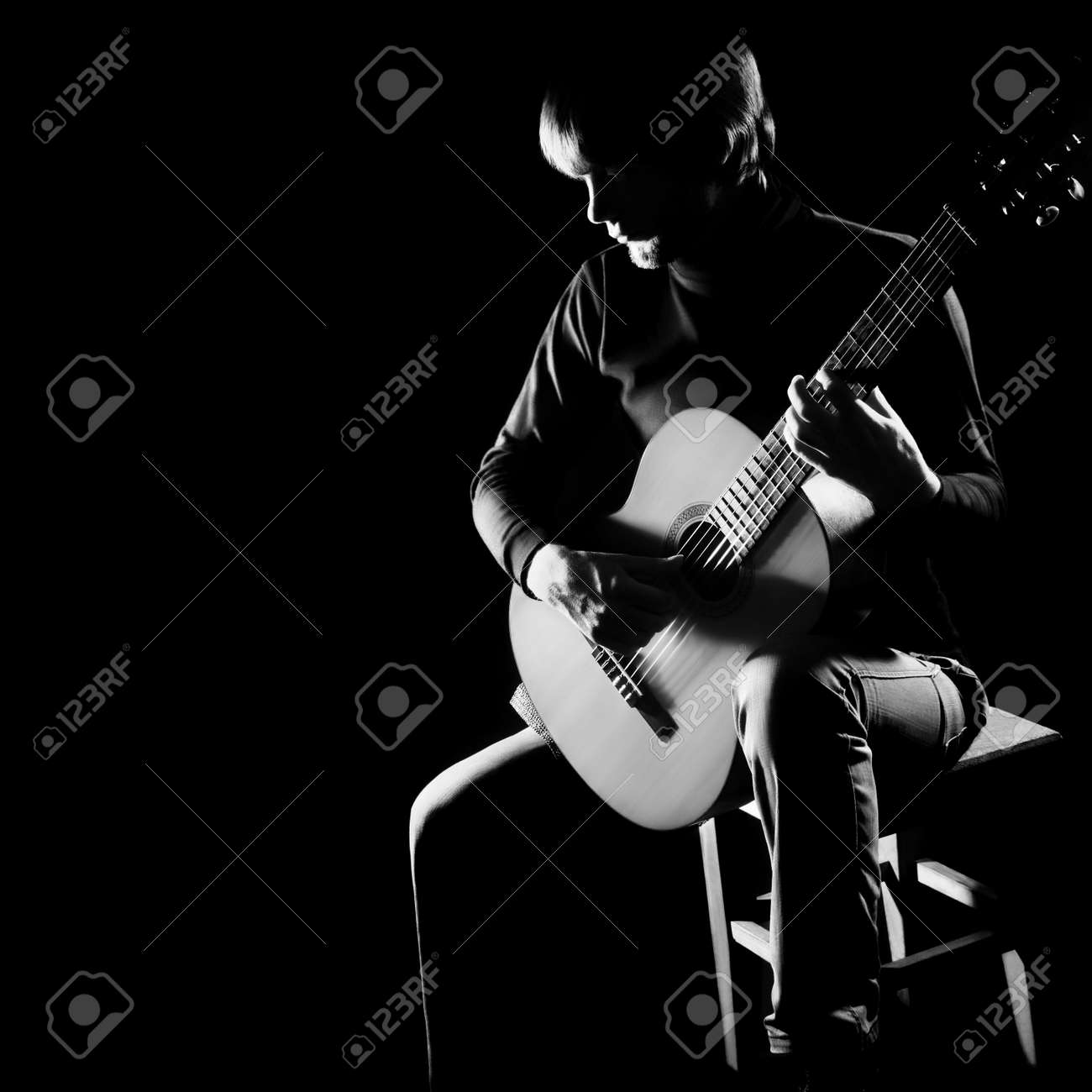 acoustic guitar player guitarist classical guitar musical