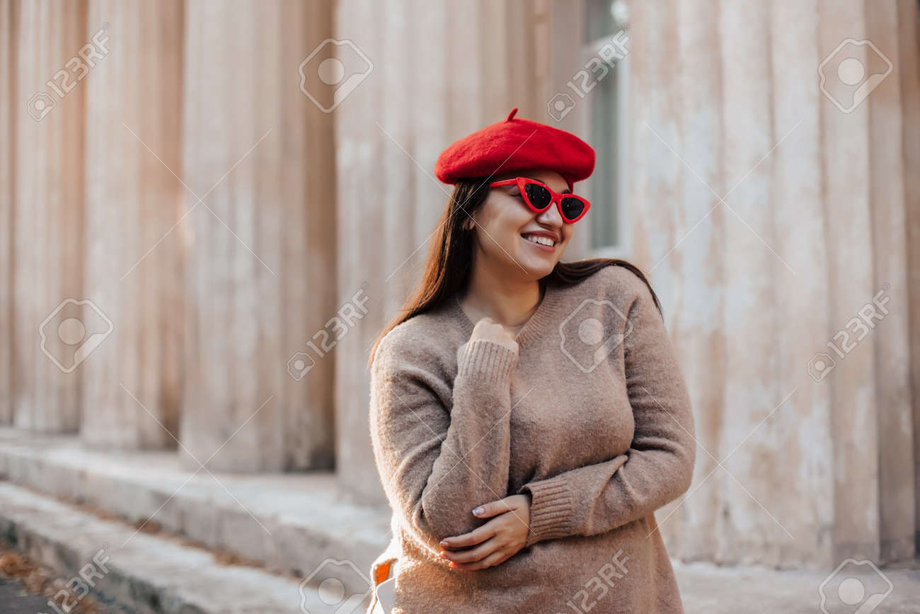 plus size red sweater