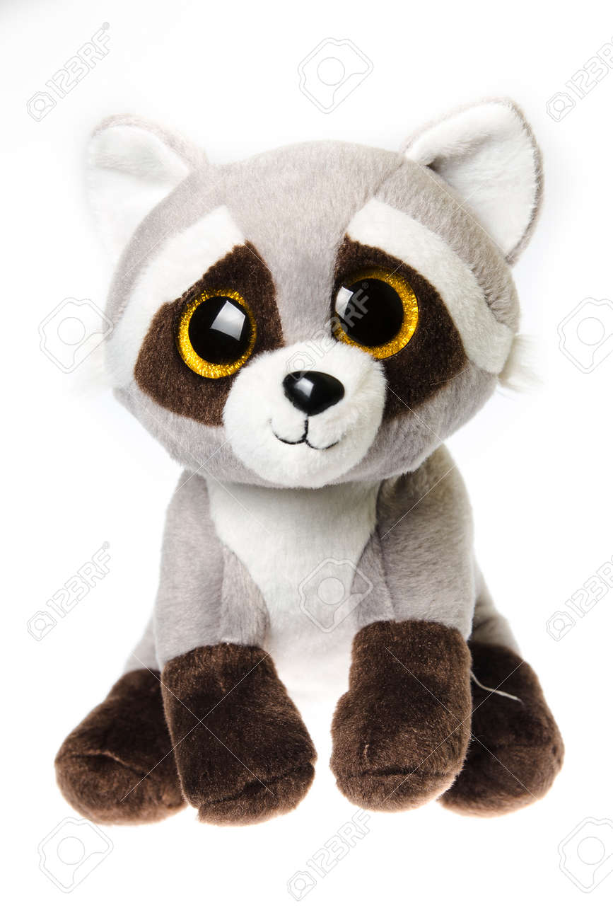 stuffed raccoon toy
