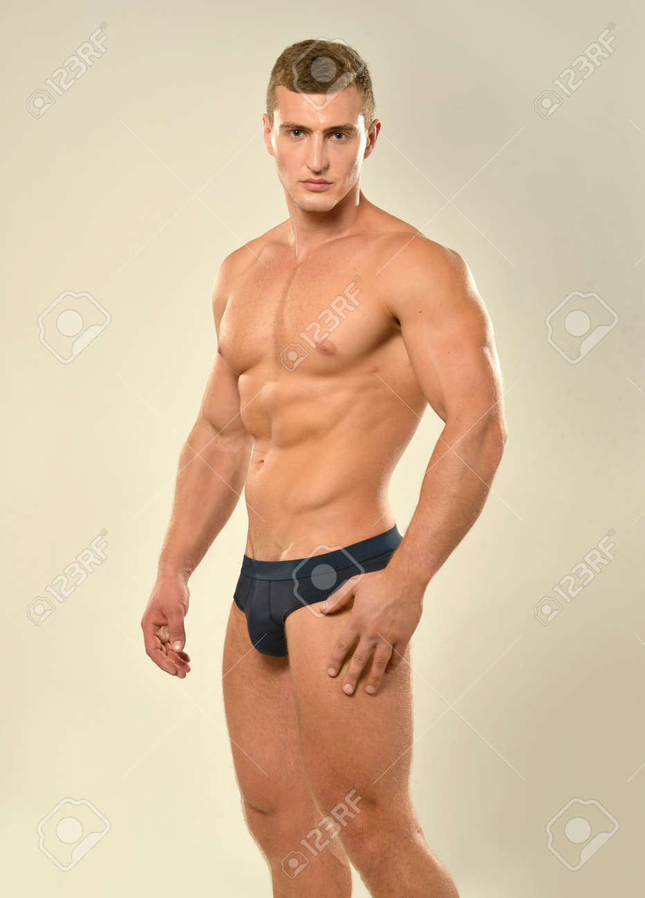Stock Photo Young Sporty Handsome Man With Naked Torso Stock Photo Young Sporty Handsome Man With Naked Torso