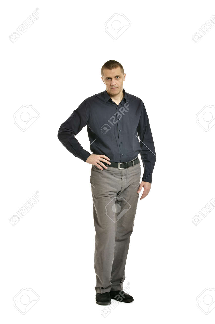 自信を持って男性のポーズ の写真素材 画像素材 Image 71257264