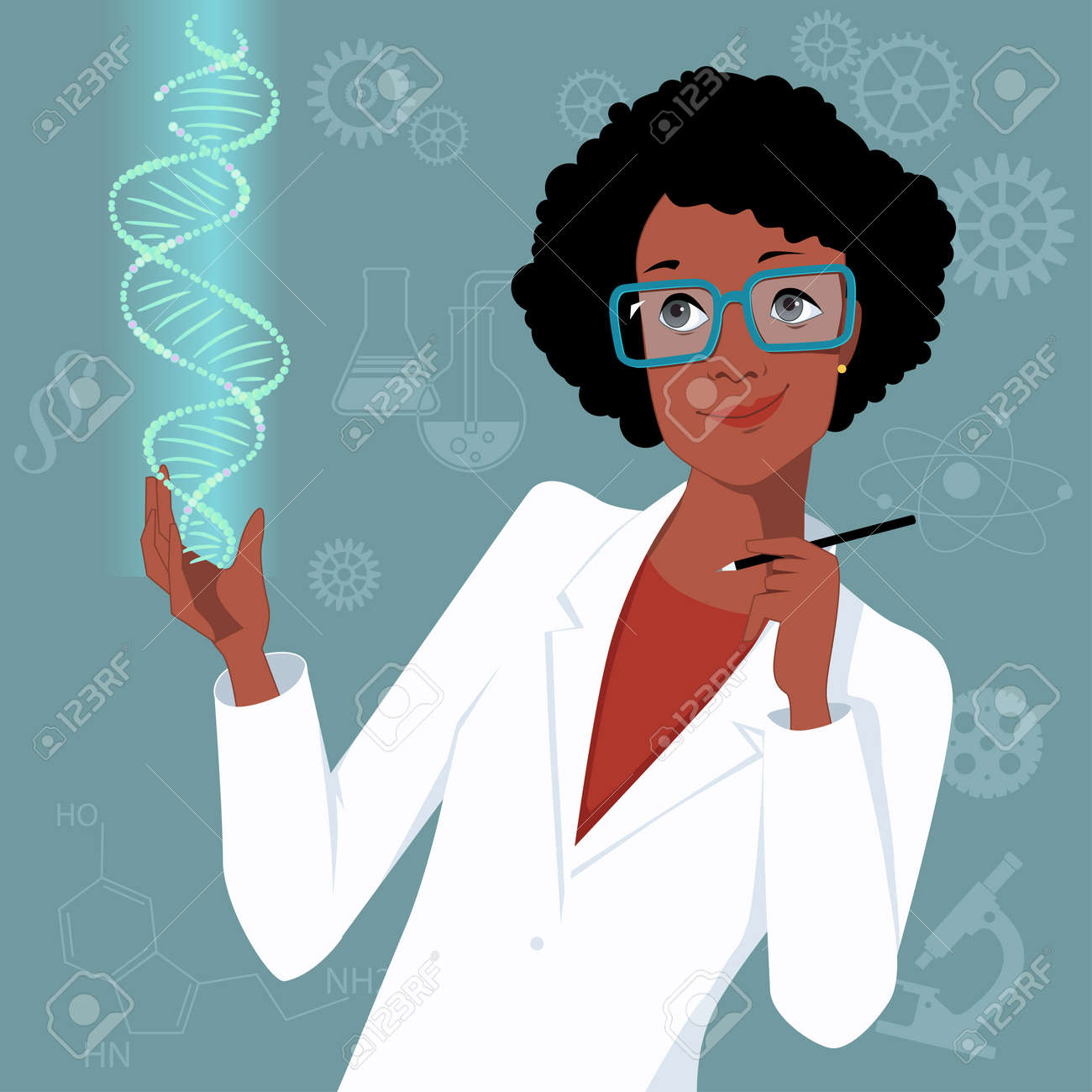 A woman that working her magic in science