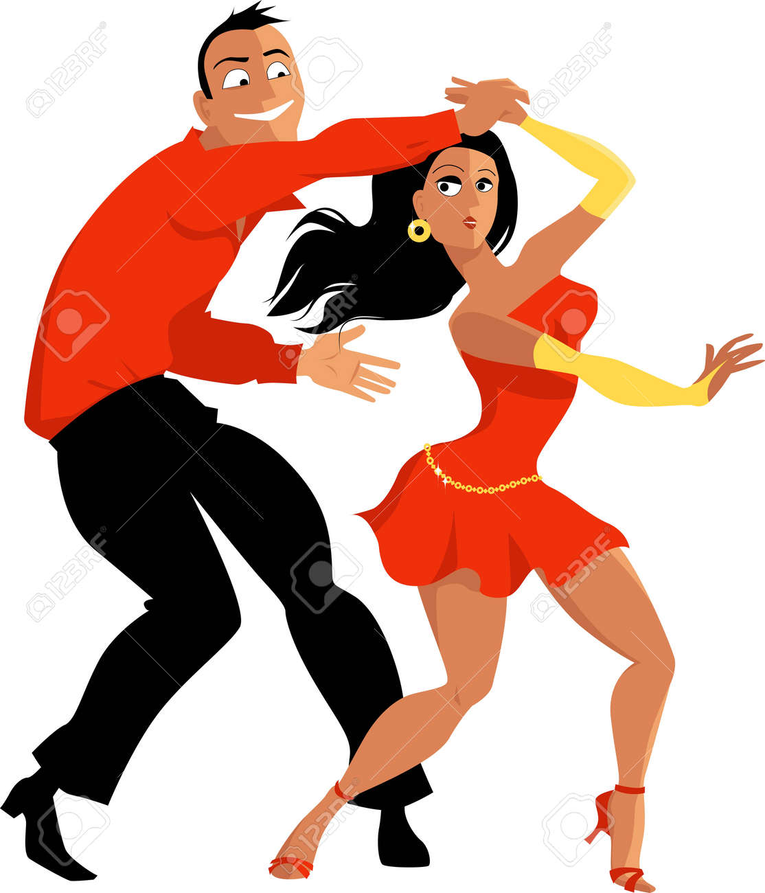 baile de salsa en pareja