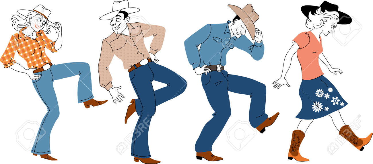 people in traditional western