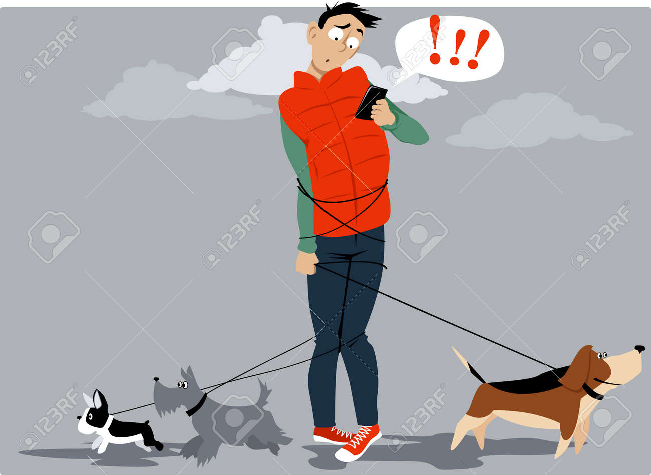 dog walker leash multiple dogs