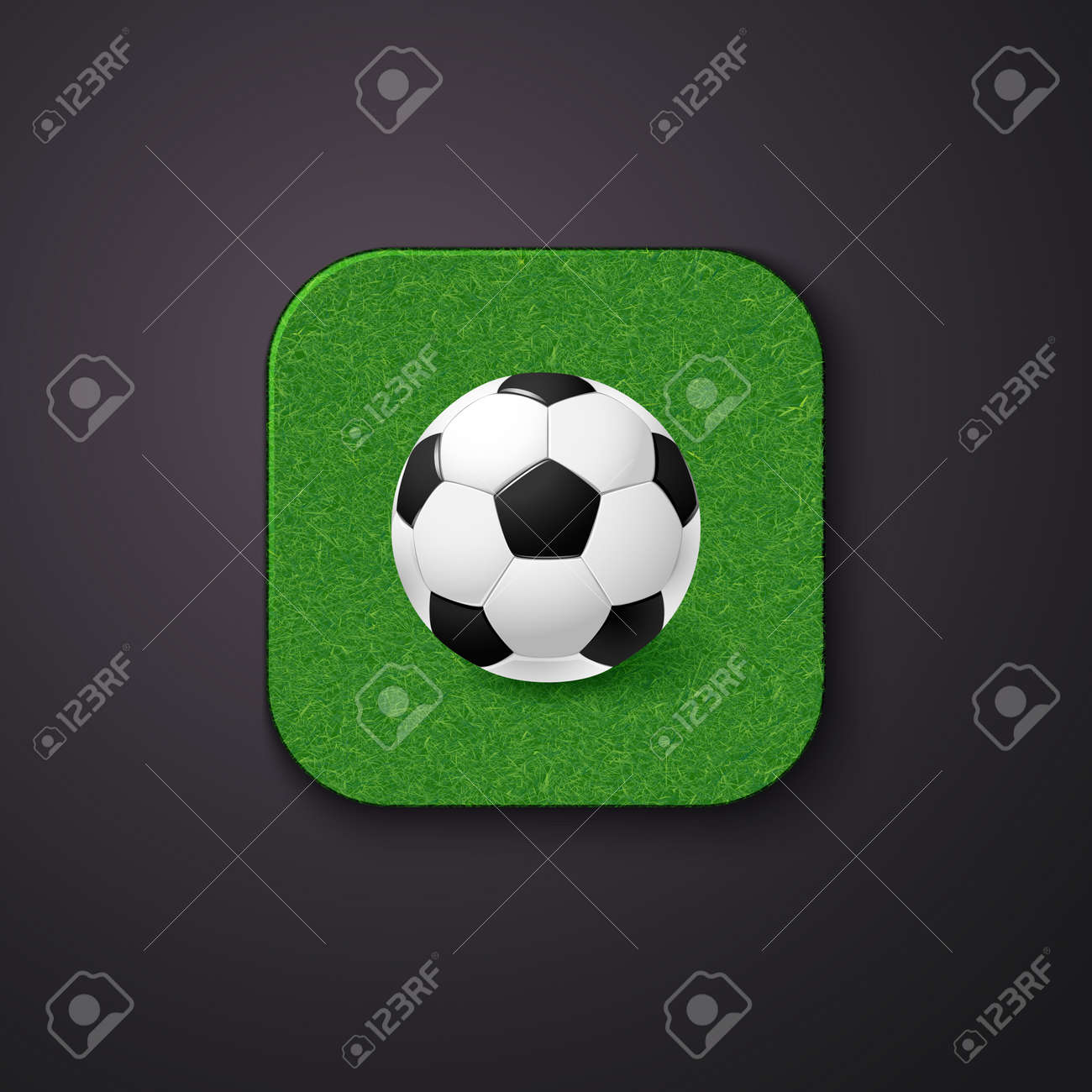 サッカー サッカー アイコンでは ベクトル図モバイル アプリのような様式化されました のイラスト素材 ベクタ Image サッカー サッカー アイコンでは ベクトル図モバイル アプリのような様式化されました のイラスト素材 ベクタ Image