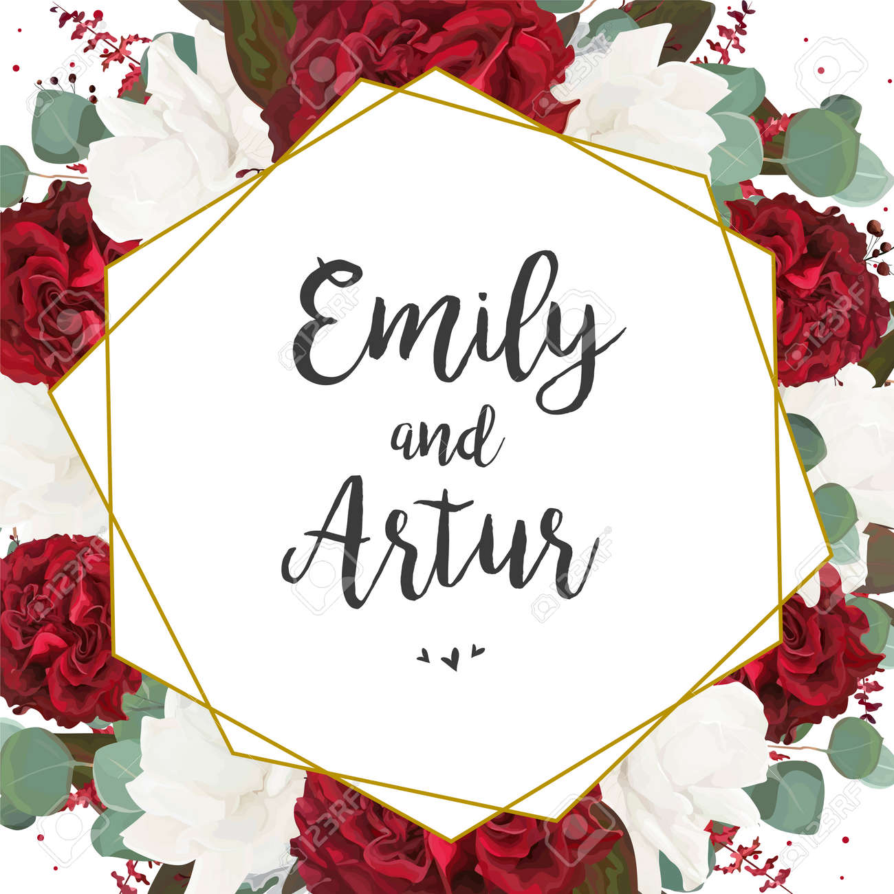 Wedding invite, invitation, save the date card design. - 92930764 Wedding invite, invitation, save the date card design. - 92930764