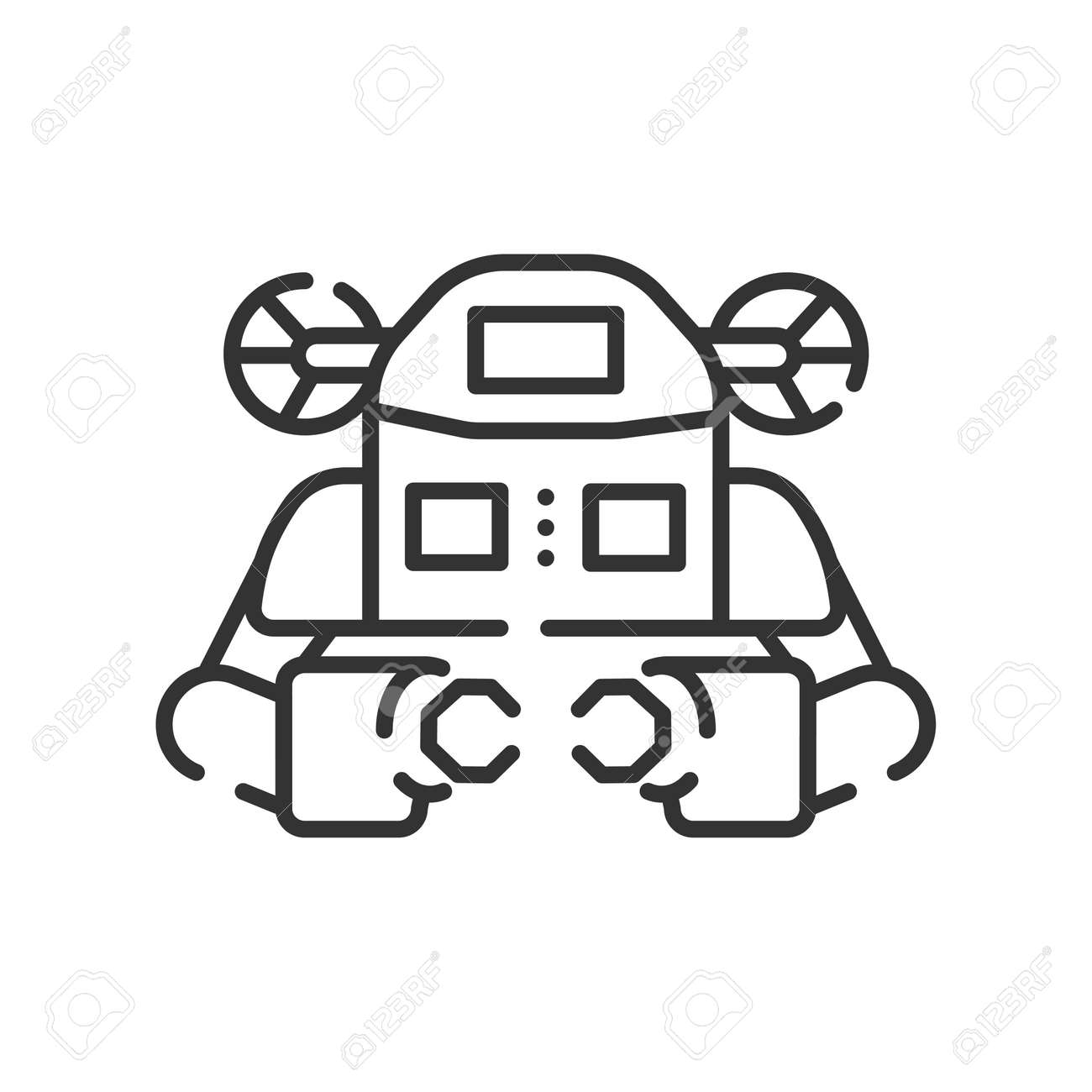 Underwater robot black line icon. Aquanaut, an autonomous electric submarine. Innovation in technology. Sign for web page, app. UI UX GUI design element. Editable stroke - 137467037 Underwater robot black line icon. Aquanaut, an autonomous electric submarine. Innovation in technology. Sign for web page, app. UI UX GUI design element. Editable stroke - 137467037
