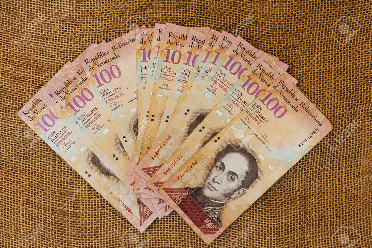ベネズエラ,ベネズエラ通貨,お金,Bolivares.Bs, 100の写真素材・画像素材 Image 92950435