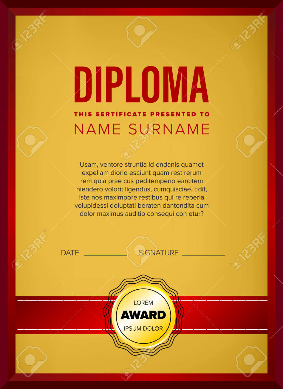 certificate seal template