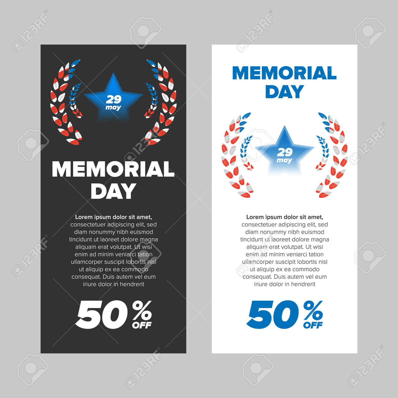 memorial day sale banner royalty free cliparts vectors and stock memorial day sale flyer