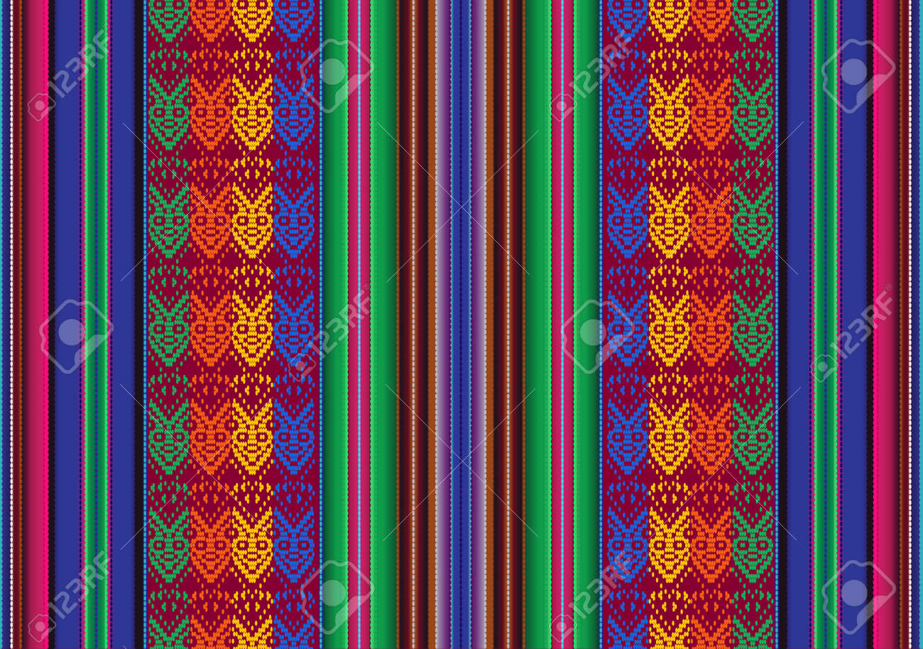 Vector seamless pattern in traditional style of bolivian indigenous peoples - 19428946 Vector seamless pattern in traditional style of bolivian indigenous peoples - 19428946