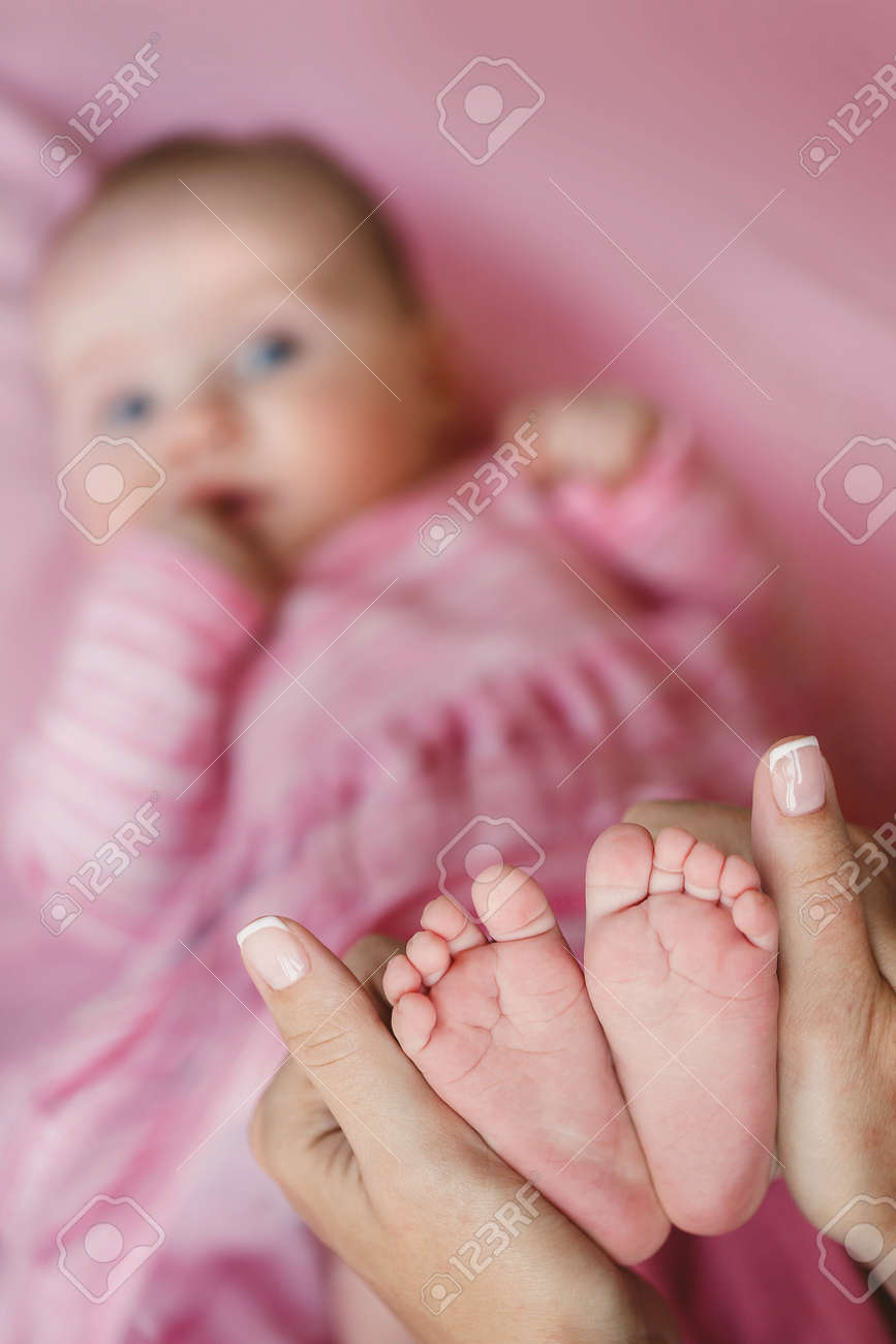 newborn baby pink dress