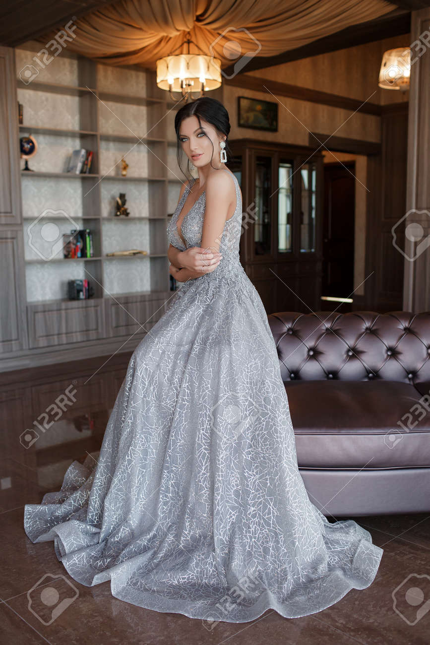 evening gown for healthy girl