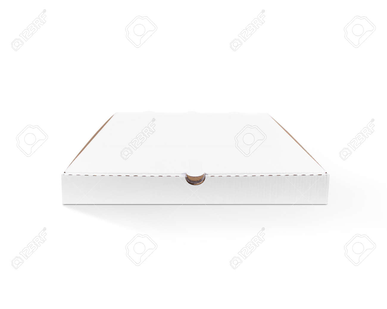 blank pizza box design mock up top view isolated pizza box design