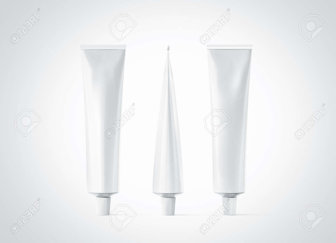 Download Blank White Ointment Tube Mockup Set Front Back And Side View Stock Photo Picture And Royalty Free Image Image 73264857 Yellowimages Mockups