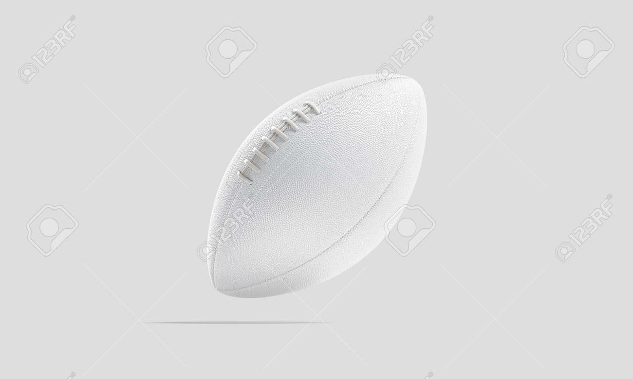 Download Blank White American Soccer Ball Mock Up No Gravity Stock Photo Picture And Royalty Free Image Image 142955009