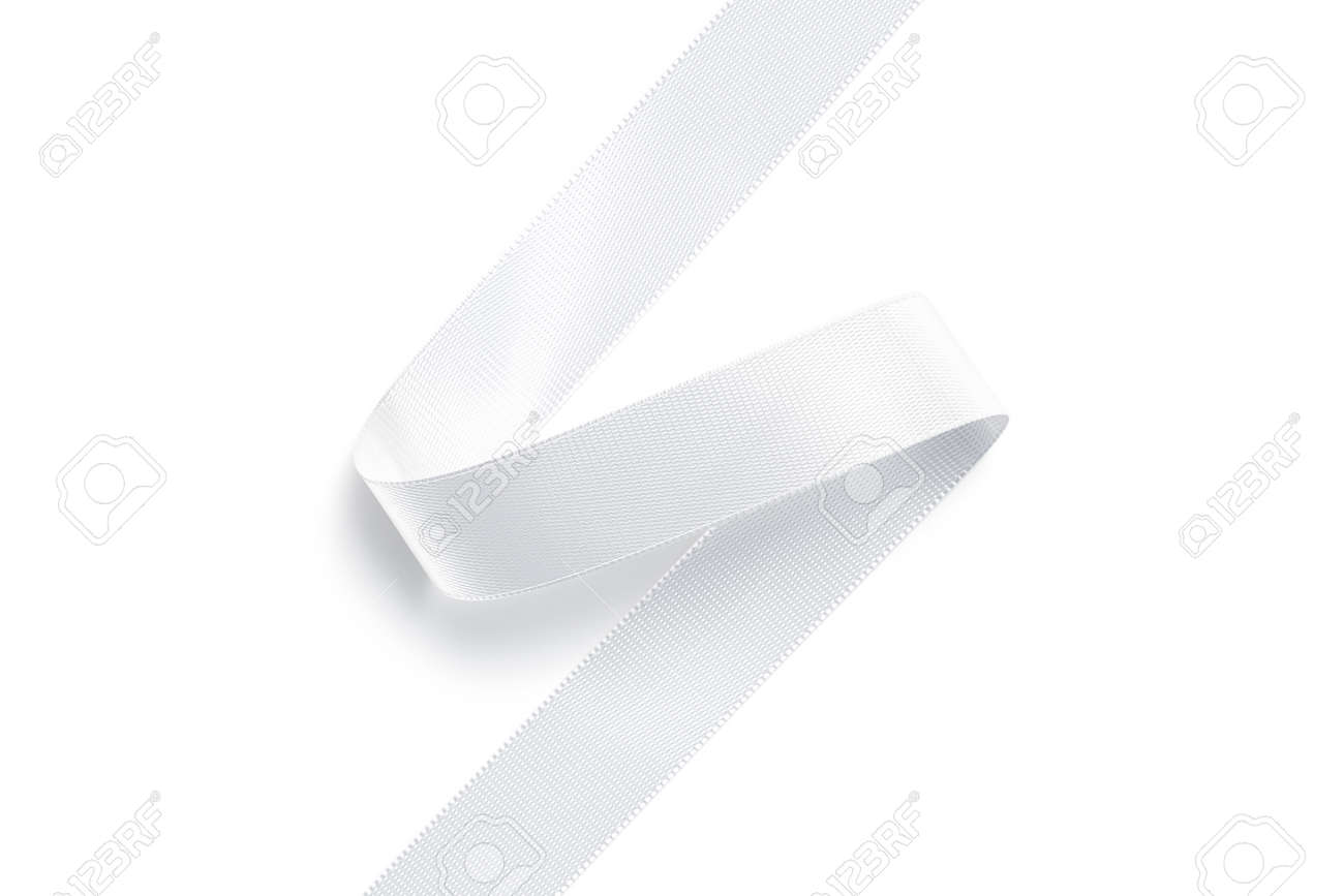Download Blank White Curl Silk Ribbon Mock Up Isolated 3d Rendering Stock Photo Picture And Royalty Free Image Image 142883117 PSD Mockup Templates