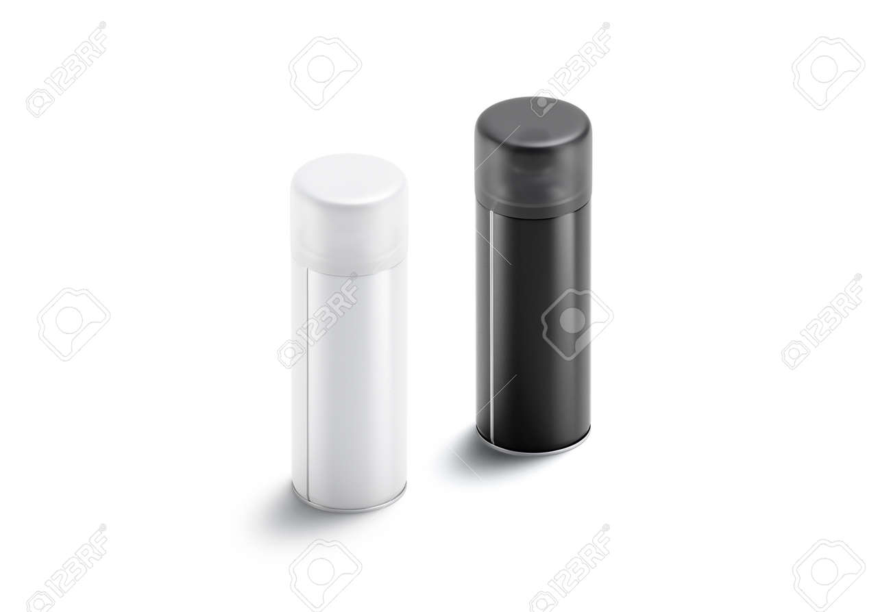Download Blank Black And White Closed Spray Can Mockup Set Side View Stock Photo Picture And Royalty Free Image Image 144026298