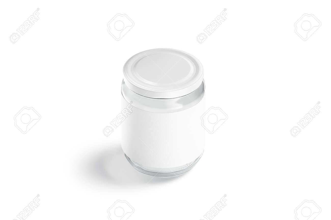 Download Blank Glass Jar With White Label And Cap Mockup Isolated Stock Photo Picture And Royalty Free Image Image 152960693 3D SVG Files Ideas | SVG, Paper Crafts, SVG File