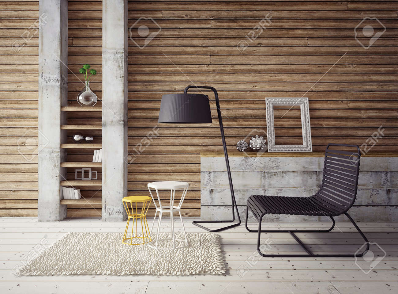 3d render. modern interior room with a beautyful furniture. - 36059318 3d render. modern interior room with a beautyful furniture. - 36059318