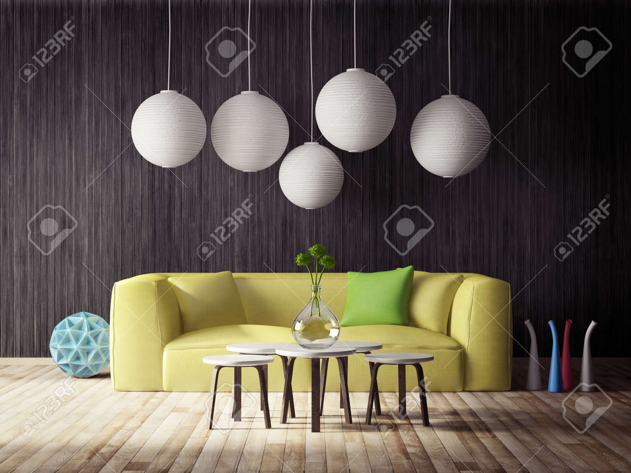 3d render. modern interior room with a beautyful furniture. - 37883050 3d render. modern interior room with a beautyful furniture. - 37883050