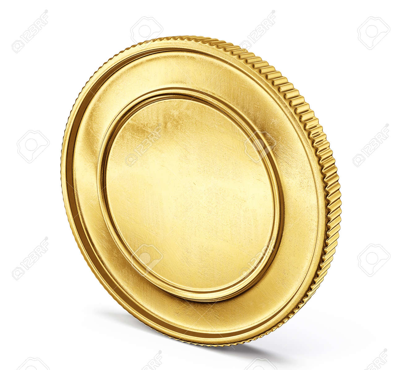 골드 코인 기호 흰색 Backgrond에 격리입니다. 차원 그림 로열티 무료 사진, 그림, 이미지 그리고 스톡포토그래피. Image  92037003